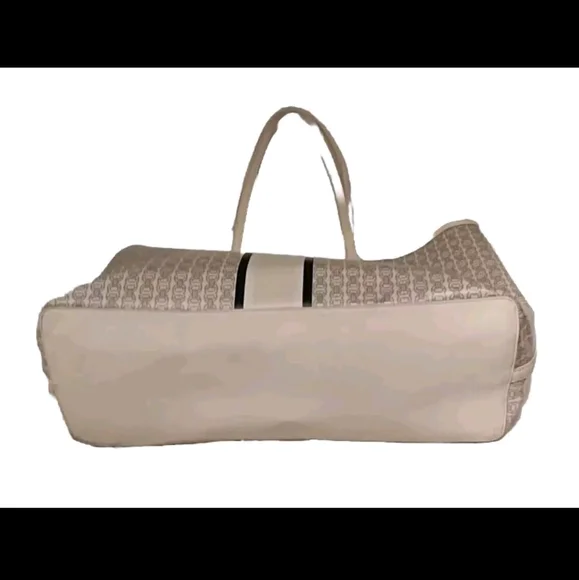 TORY BURCH GEMINI CHAIN PRINT LARGE TOTE HANDBAG - Picture 7 of 12